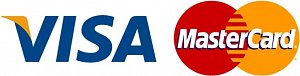 Оплата картой VISA, MasterCard без комиссии при оплате на сайте