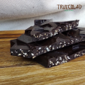 Темний шоколад 75% зі смаженим кунжутом TRUECOLAD